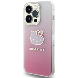 Hello Kitty HKHCP13XHDGKEP iPhone 13 Pro Max 6.7" pink hardcase IML Gradient Electrop Kitty Head