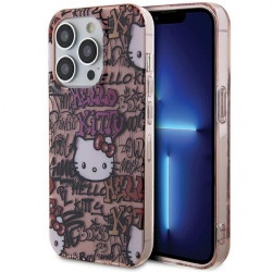 Hello Kitty HKHCP13XHDGPTP iPhone 13 Pro Max 6.7" pink hardcase IML Tags Graffiti