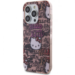 Hello Kitty HKHCP14LHDGPTP iPhone 14 Pro 6.1" pink hardcase IML Tags Graffiti