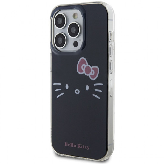 Hello Kitty HKHCP15LHKHLK iPhone 15 Pro 6.1" black hardcase IML Kitty Face