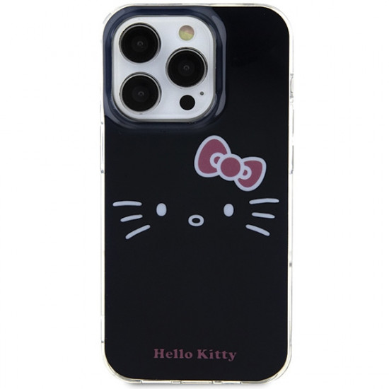 Hello Kitty HKHCP15LHKHLK iPhone 15 Pro 6.1" black hardcase IML Kitty Face