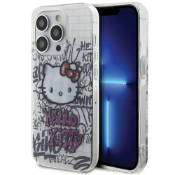 Hello Kitty HKHCP15XHDGPHT iPhone 15 Pro Max 6.7" white hardcase IML Kitty On Bricks Graffiti