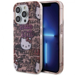 Hello Kitty HKHCP15XHDGPTP iPhone 15 Pro Max 6.7" pink hardcase IML Tags Graffiti