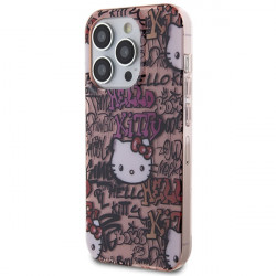 Hello Kitty HKHCP15XHDGPTP iPhone 15 Pro Max 6.7" pink hardcase IML Tags Graffiti