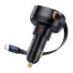 Baseus Enjoyment Pro car charger with 60W USB-C cable (black)