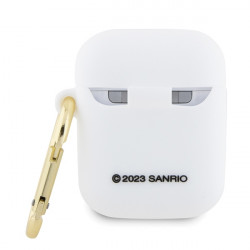 Hello Kitty HKA23DKHSH Airpods 1/2 cover white Silicone 3D Kitty Head