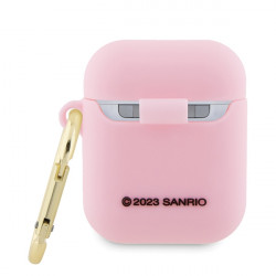 Hello Kitty HKA23DKHSP Airpods 1/2 cover pink Silicone 3D Kitty Head