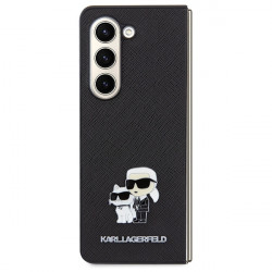 Karl Lagerfeld KLHCZFD5SAKCNPK Z Fold5 F946 hardcase black Saffiano Karl&Choupette Pin