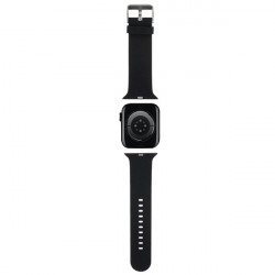 Karl Lagerfeld Pasek KLAWMSLKNK Apple Watch 38/40/41mm black strap 3D Rubber Karl Head