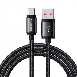 Mcdodo CA-4730 cable USB-A / USB-C, 120W, 1,5m (black)