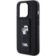 Karl Lagerfeld KLHCP15LGSAKCPK iPhone 15 Pro 6.1" czarny/black hardcase Gripstand Saffiano Karl&Choupette Pins