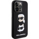 Karl Lagerfeld KLHCP15XSDHKCNK iPhone 15 Pro Max 6.7" czarny/black Silicone Karl&Choupette Head