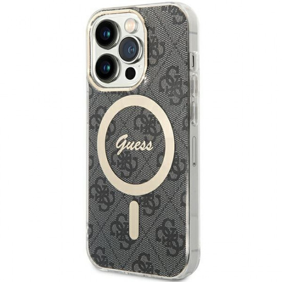 Guess GUHMP15XH4STK iPhone 15 Pro Max 6.7" czarny/black hardcase IML 4G MagSafe