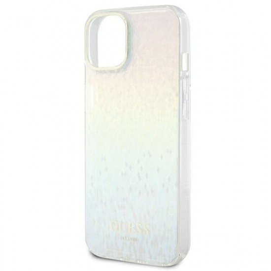 Guess GUHCP12MHDECMI iPhone 12/12 Pro 6.1" wielokolorowy hardcase IML Faceted Mirror Disco Iridescent