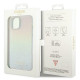 Guess GUHCP12MHDECMI iPhone 12/12 Pro 6.1" wielokolorowy hardcase IML Faceted Mirror Disco Iridescent