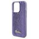 Guess GUHCP13XPSFDGSU iPhone 13 Pro Max 6.7" fioletowy/purple hardcase Sequin Script Metal