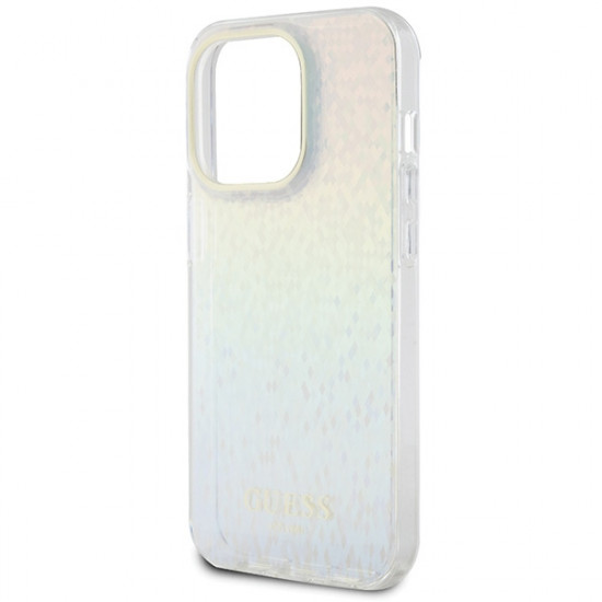 Guess GUHCP14XHDECMI iPhone 14 Pro Max 6.7" wielokolorowy hardcase IML Faceted Mirror Disco Iridescent