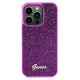 Guess GUHCP14XPMSDGSF iPhone 14 Pro Max 6.7" fuksja/fuschia hardcase Disco Metal Script