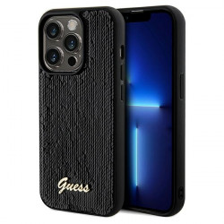 Guess GUHCP14XPSFDGSK iPhone 14 Pro Max 6.7" czarny/black hardcase Sequin Script Metal Guess GUHCP14XPSFDGSK iPhone 14 Pro Max 6.7" czarny/black hardcase Sequin Script Metal
