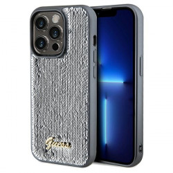 Guess GUHCP14XPSFDGSS iPhone 14 Pro Max 6.7" srebrny/silver hardcase Sequin Script Metal Guess GUHCP14XPSFDGSS iPhone 14 Pro Max 6.7" srebrny/silver hardcase Sequin Script Metal