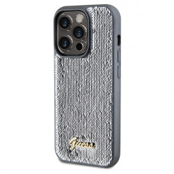 Guess GUHCP14XPSFDGSS iPhone 14 Pro Max 6.7" srebrny/silver hardcase Sequin Script Metal Guess GUHCP14XPSFDGSS iPhone 14 Pro Max 6.7" srebrny/silver hardcase Sequin Script Metal