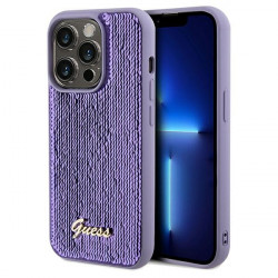 Guess GUHCP14XPSFDGSU iPhone 14 Pro Max 6.7" fioletowy/purple hardcase Sequin Script Metal Guess GUHCP14XPSFDGSU iPhone 14 Pro Max 6.7" fioletowy/purple hardcase Sequin Script Metal