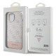 Guess GUHCP15SG4GLPI iPhone 15 / 14 / 13 6.1" różowy/pink hard case 4G Stripe Collection