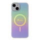 Guess GUHMP15MHITSU iPhone 15 Plus / 14 Plus 6.7" fioletowy/purple hardcase IML Iridescent MagSafe