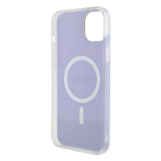 Guess GUHMP15MHITSU iPhone 15 Plus / 14 Plus 6.7" fioletowy/purple hardcase IML Iridescent MagSafe