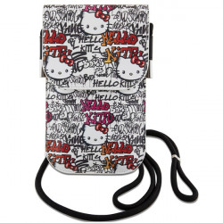 Hello Kitty Torebka HKOWBHDGPTE beżowy/beige Leather Tags Graffiti Cord