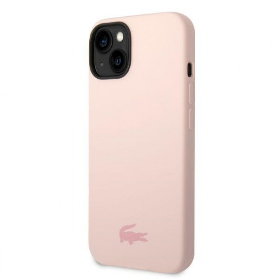 Lacoste LCHCP14SSI iPhone 14 6,1" light pink hardcase Silicone Lacoste LCHCP14SSI iPhone 14 6,1" light pink hardcase Silicone
