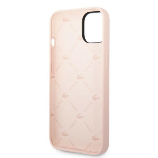 Lacoste LCHCP14SSI iPhone 14 6,1" light pink hardcase Silicone Lacoste LCHCP14SSI iPhone 14 6,1" light pink hardcase Silicone