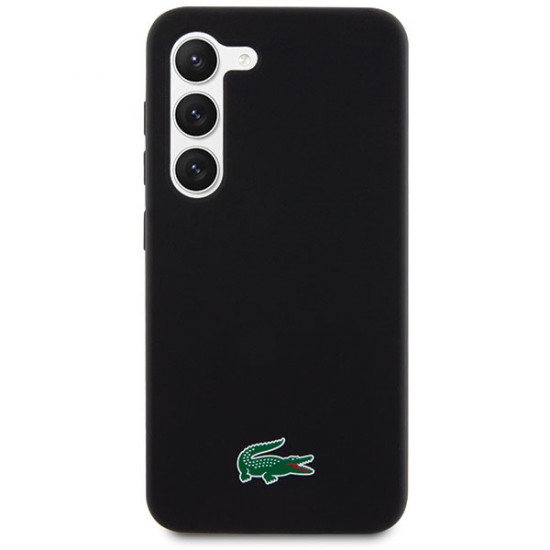 Lacoste LCHCS23MSLOK Samsung Galaxy S23+ S916 black hardcase Silicone Lacoste LCHCS23MSLOK Samsung Galaxy S23+ S916 black hardcase Silicone