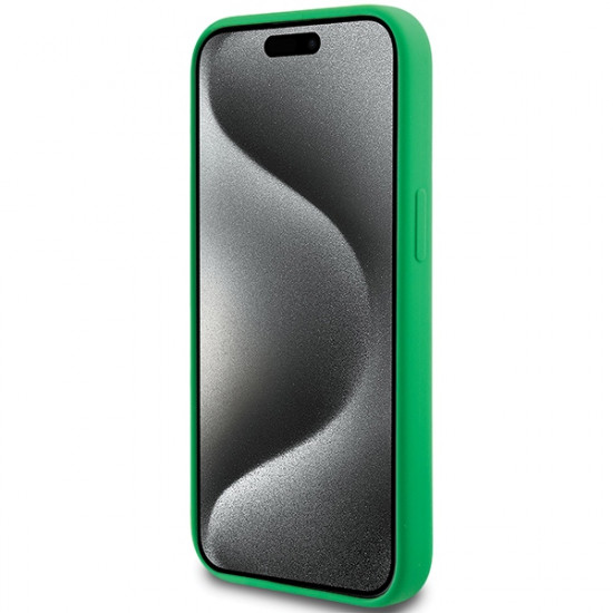 Lacoste LCHMP15MSLON iPhone 15 Plus / 14 Plus 6.7" green hardcase Silicone MagSafe