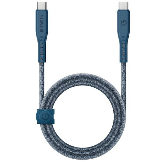 ENERGEA Flow cable USB-C - USB-C 1.5m blue 240W 5A PD Fast Charge