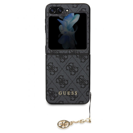 Guess GUHCZF5GF4GGR F731 Z Flip5 grey hardcase 4G Charms Collection