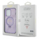 Guess GUHMP13LHRSGSU iPhone 13 Pro / 13 6.1" purple hardcase Ring Stand Script Glitter MagSafe