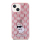 Karl Lagerfeld KLHCP15SHNCMKLP iPhone 15 / 14 / 13 6.1" pink hardcase Monogram Choupette