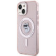 Karl Lagerfeld KLHMP15SHFCCNOP iPhone 15 / 14 / 13 6.1" pink hardcase IML Choupette MagSafe