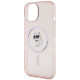 Karl Lagerfeld KLHMP15SHFCCNOP iPhone 15 / 14 / 13 6.1" pink hardcase IML Choupette MagSafe