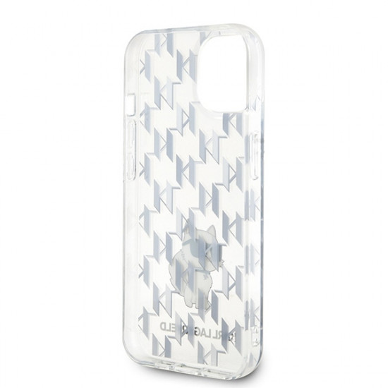 Karl Lagerfeld KLHCP15SHNCMKLT iPhone 15 / 14 / 13 6.1" transparent hardcase Monogram Choupette