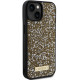 Guess GUHCP15SPFGSBSD iPhone 15 6.1" yellow hardcase Rhinestone Metal Logo