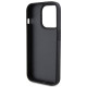 Karl Lagerfeld KLHCP15LPKLPKLK iPhone 15 Pro 6.1" black hardcase Leather Monogram Hot Stamp Metal Logo Karl Lagerfeld KLHCP15LPKLPKLK iPhone 15 Pro 6.1" black hardcase Leather Monogram Hot Stamp Metal Logo
