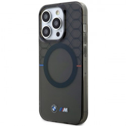 BMW BMHMP13LHGPK iPhone 13 Pro / 13 6.1" grey Pattern MagSafe