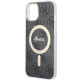 Guess GUHMP15MH4STK iPhone 15 Plus / 14 Plus 6.7" black hardcase 4G MagSafe