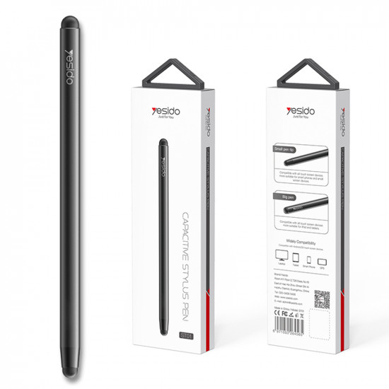 Yesido Stylus Pen (ST01) Aluminum Alloy, Android, iOS, Microsoft Black Yesido Stylus Pen (ST01) Aluminum Alloy, Android, iOS, Microsoft Black