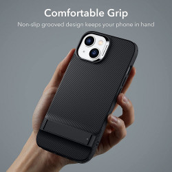 ESR  Air Shield Boost Kickstand  iPhone 14 / iPhone 13  Translucent Black ESR  Air Shield Boost Kickstand  iPhone 14 / iPhone 13  Translucent Black