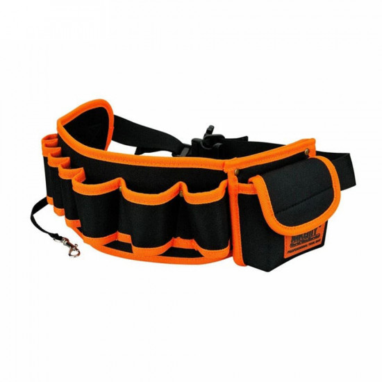 Jakemy  Professional Tool Waist Bag Belt (JM B04)  Adjustable, Waterproof, for Storage  Black