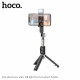 Hoco  Selfie Stick (K16)  Stable, BT 4.0, with Wireless Bluetooth Remote Controller and Light, 80cm  Black