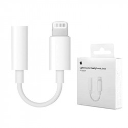 Apple  Original Audio Adapter A1749 (MMX62ZMA/A)  Lightning to Jack 3.5mm  White (Blister Packing) Apple  Original Audio Adapter A1749 (MMX62ZMA/A)  Lightning to Jack 3.5mm  White (Blister Packing)